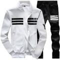 Cross-border Spring and Autumn new men's sports suit casual long-sleeved baseball uniform youth jacket student sweater suit fashion