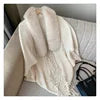 Shawl Cloak Cloak Coat Loose Autumn and Winter Korean Version New Wool Collar Knitted Cardigan