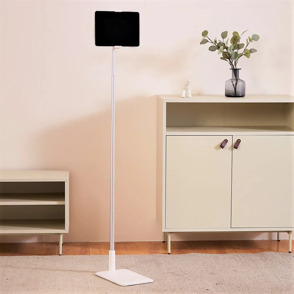 Universal Floor Stand Angle Height Adjustable Overhead Bed Phone Stand Tripod Tablet Floor Stand Compatible With iPhone iPad