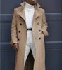 Autumn Winter New Men's Fashion Coat Baggy Coat Mid-Length Trench Coat Casual Daily Comfortable