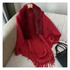 Shawl Cloak Cloak Coat Loose Autumn and Winter Korean Version New Wool Collar Knitted Cardigan