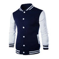 Hoodies Men Baseball Jacket Men Fashion Design Wine Red Mens Slim Fit College Varsity Jacket Men Harajuku Boy Sweatshirt