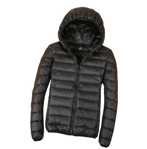 New Women Thin Duck Down Jacket  Down Ultralight Jackets Autumn and Winter Warm Coats Portable Outwear