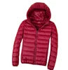 New Women Thin Duck Down Jacket  Down Ultralight Jackets Autumn and Winter Warm Coats Portable Outwear