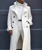 Autumn Winter New Men's Fashion Coat Baggy Coat Mid-Length Trench Coat Casual Daily Comfortable