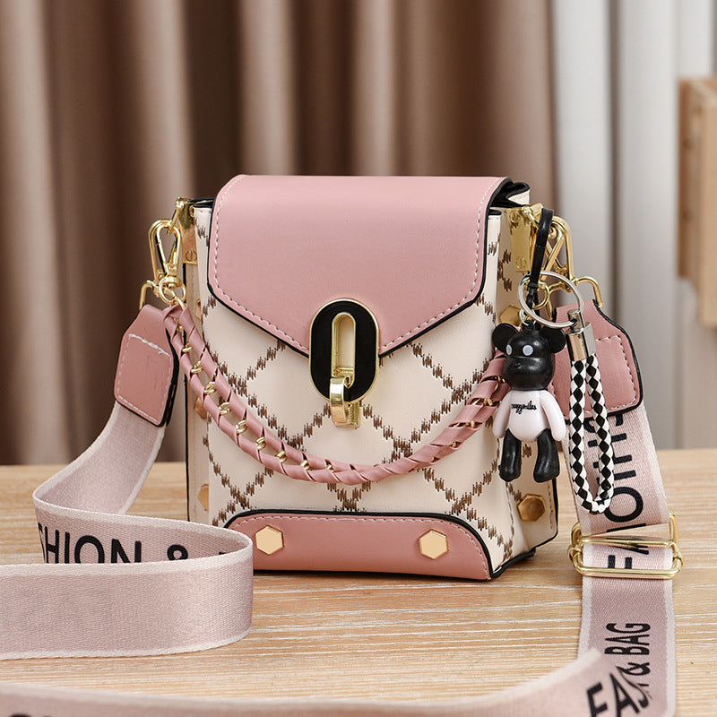 Summer Korean Style Simple Small Square Bag Fashionable Versatile Shoulder Crossbody Bag Trendy Mini Mobile Phone Bag Women's Bag Wholesale