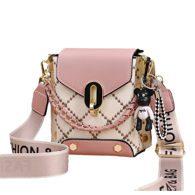 Summer Korean Style Simple Small Square Bag Fashionable Versatile Shoulder Crossbody Bag Trendy Mini Mobile Phone Bag Women's Bag Wholesale