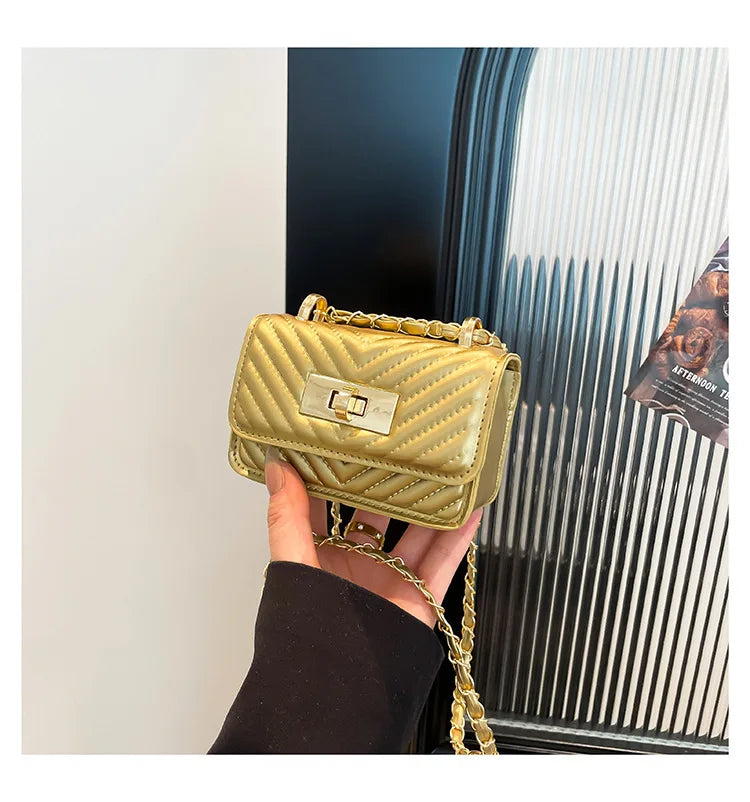 Design Bags for Women, Trendy New Western-style Chain Mini Crossbody Bags, Fashionable Temperament Bags