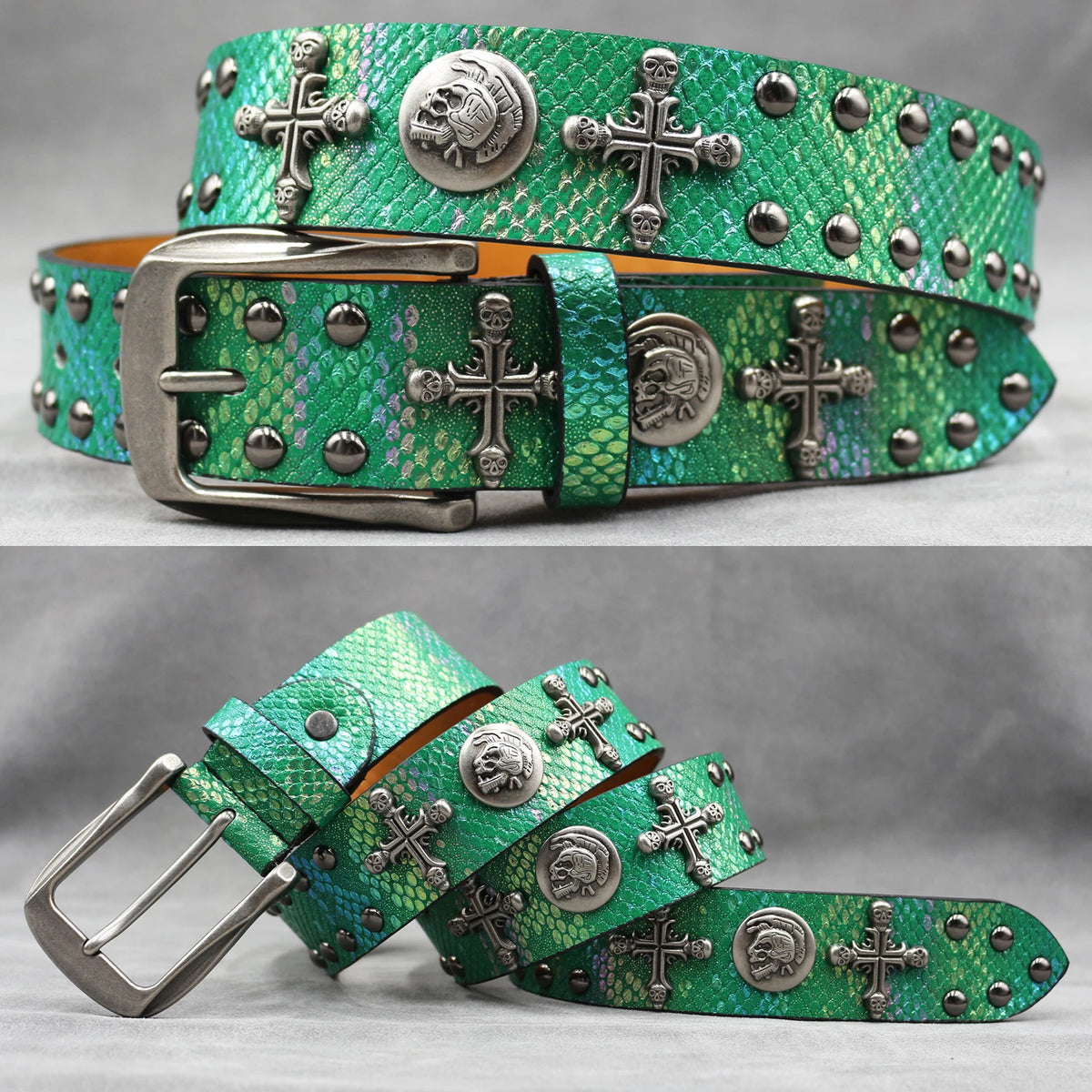 Rivet PU  Leather men's belt Fashion alloy belts Buckle luxury brand jeans belts for men business belt female belt