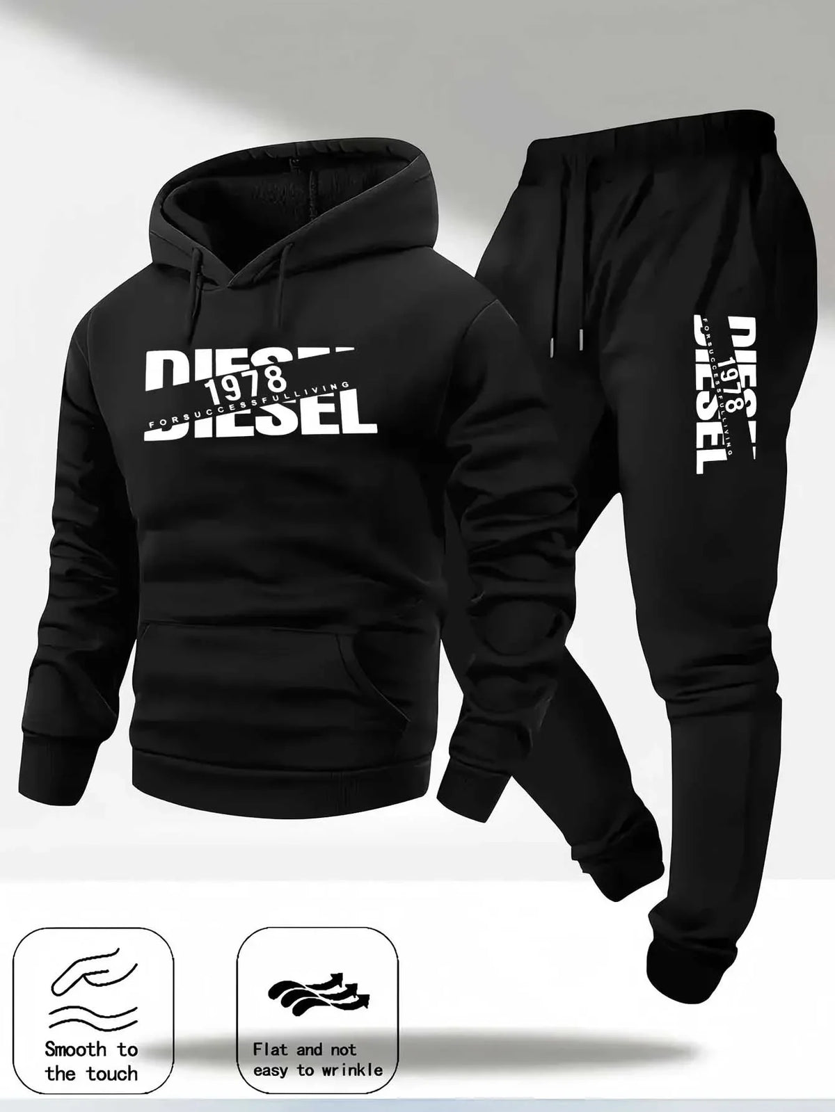2025 popular autumn and winter new hooded sportswear sportswear fashion hooded sportswear casual sportswear and pants two in one