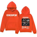Trendy Men's and Women's Hooded Hoodies Are Comfortable Streetwear with Patterns from Famous Rap Artists' Music Albums Printed O