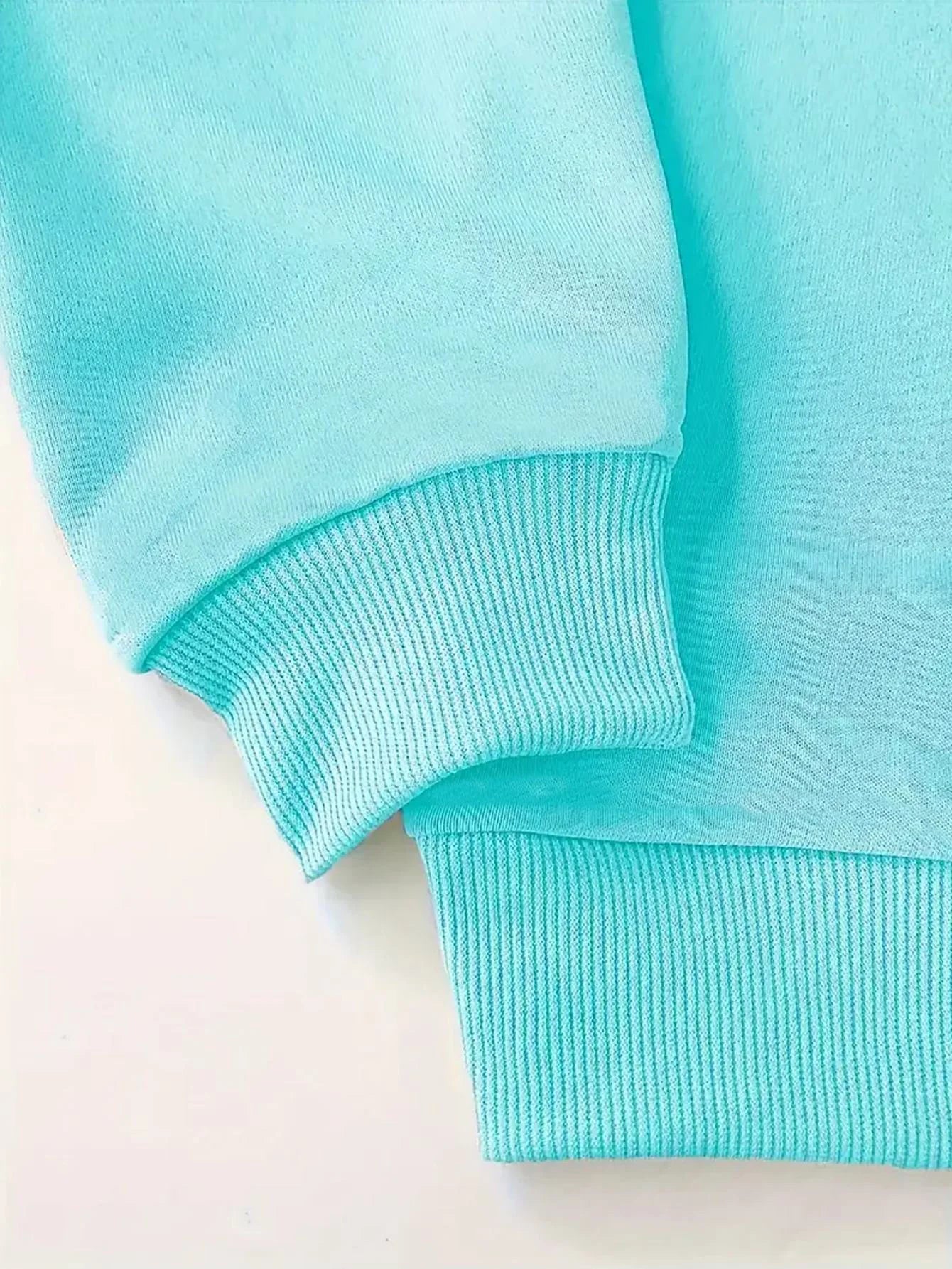 2Pc Creative Printed Y2K Style Autumn and Winter Hot-Selling Women's Fashion Casual Sports Fleece-Lined Crewneck Sweatshirt and Sweatpants Set