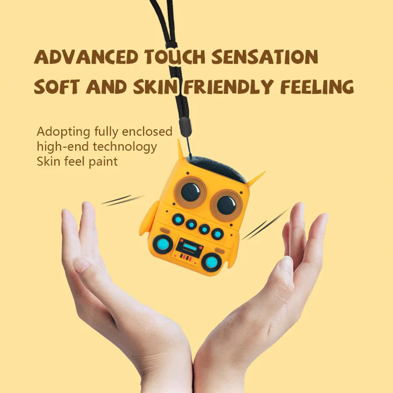 Compact Cute Mini Bluetooth Speaker Support TF Card Desktop Decoration Portable Outdoor Smart Music Player IP65 Waterproof