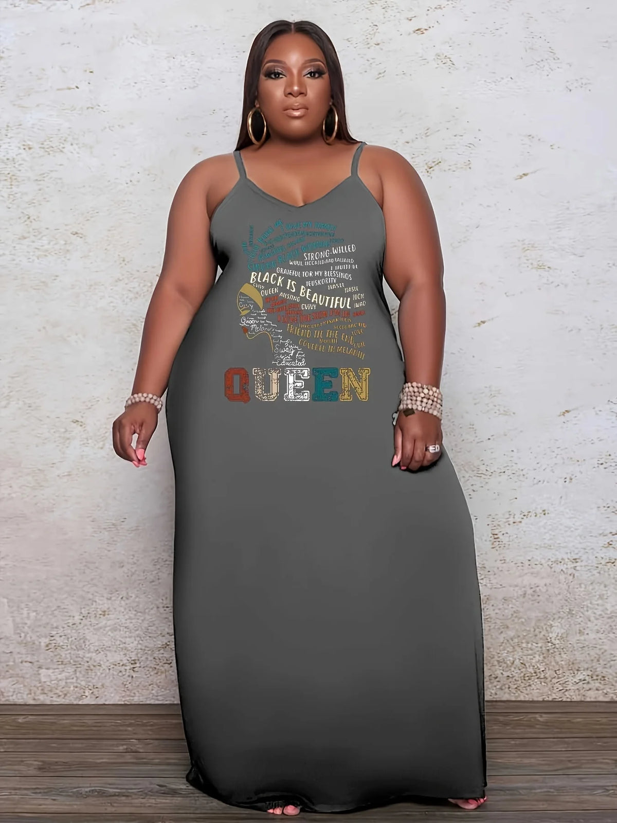 Plus Size Women Solid Dress  V-Neck Backless With Pockets Summer Short Dress