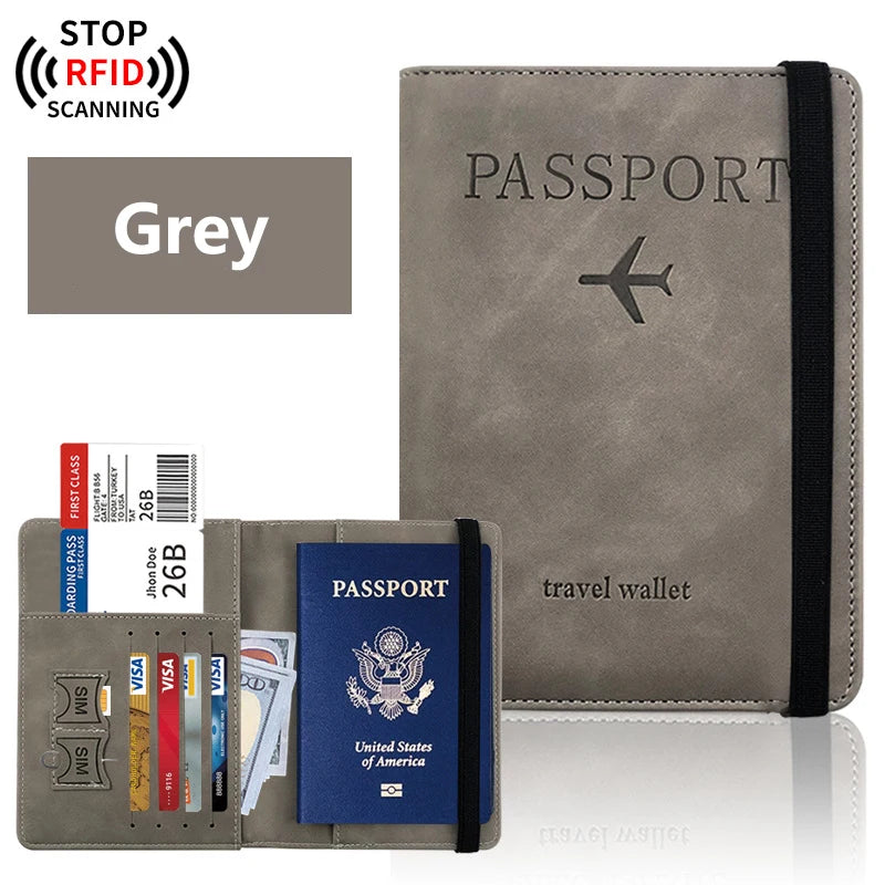 Passport Holder for Travel Essentials  Passport Wallet Cover Case for Travel  Accessories,Passport Book Holders for Women/Men