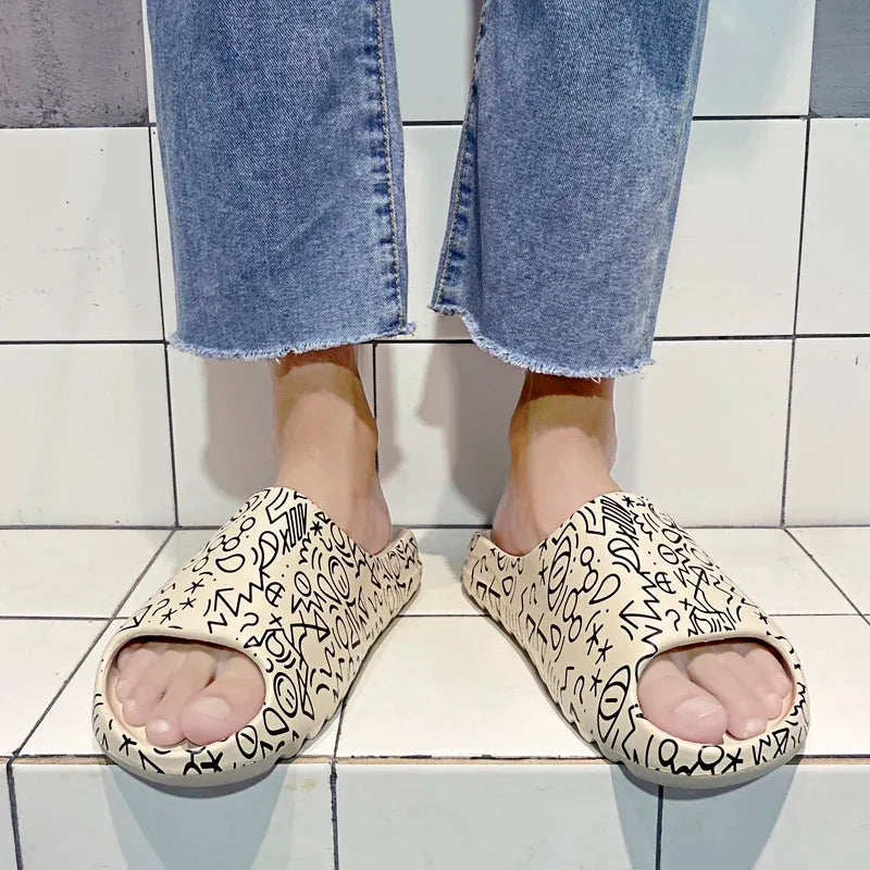 Slippers Men'S Sandals Lightweight Comfortable Breathable Slippers Outdoor Casual Large Size Women'S Beach Shoes Garden Shoe