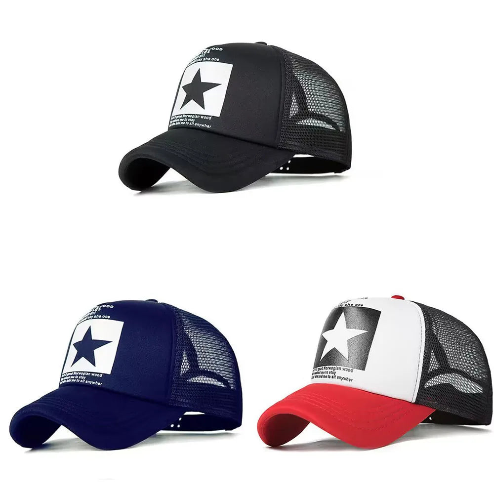 Fashion Spring Baseball Cap Snapback Mesh Hats Hip Hop Caps Cool Men Caps Female Outdoor Casual Sun Hat