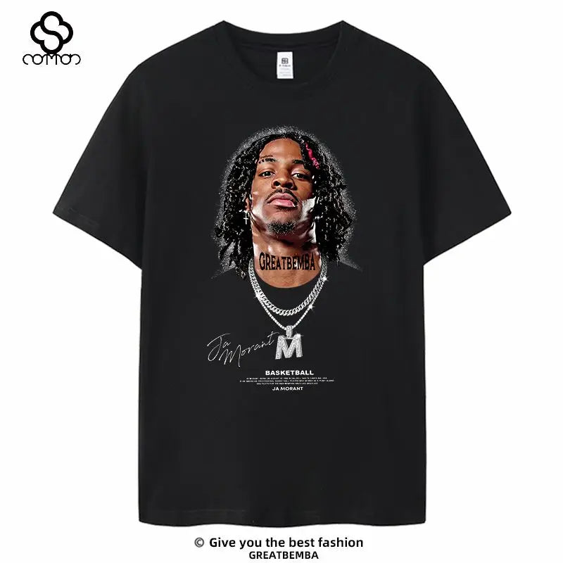 Basketball Star George Irvin Rodman Avatar Short-sleeved Cotton T-shirt American Casual Basketball Sports Plus Size Summer Y2k