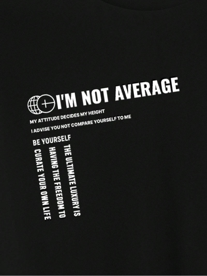 Men's Casual Two-piece Set Simple Fashion Letter Print Pattern Round Neck T-shirt And Pants Set Suitable For Spring And Summer