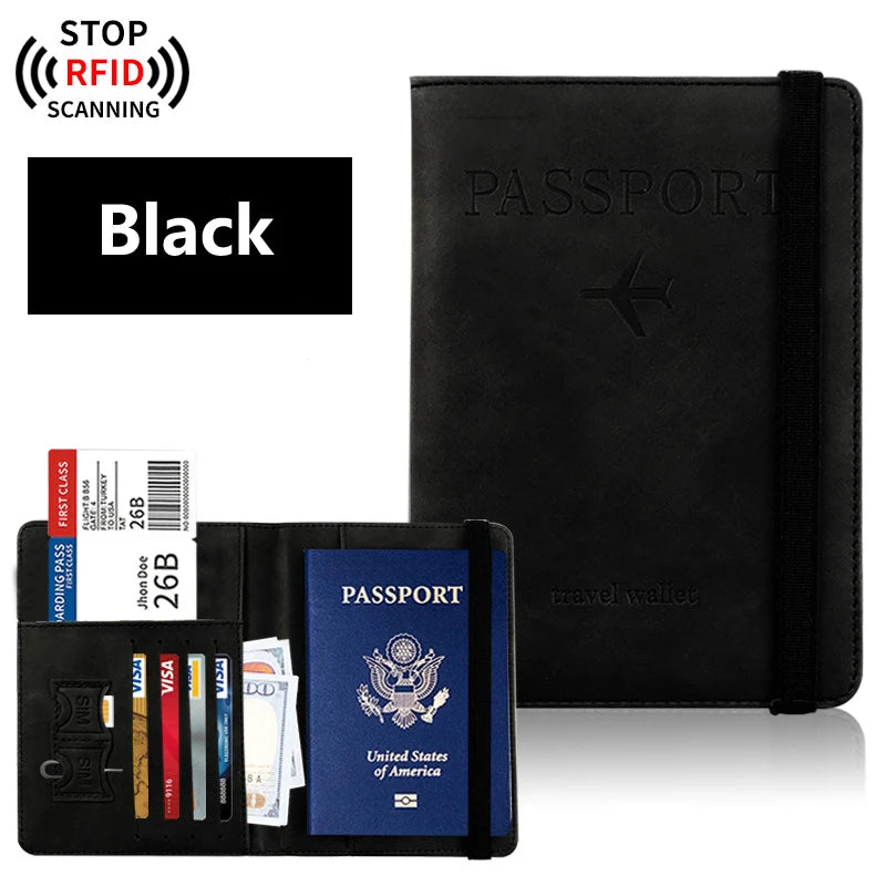 Passport Holder for Travel Essentials  Passport Wallet Cover Case for Travel  Accessories,Passport Book Holders for Women/Men