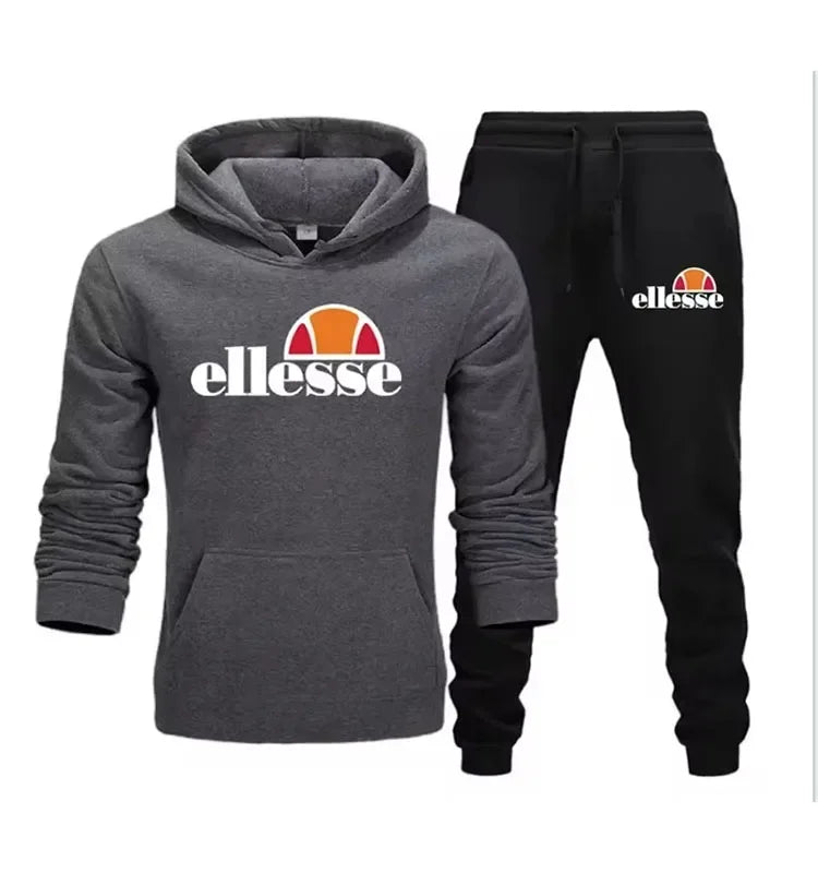 Hodies Hoodie Men's Autumn/Winter Sports and Leisure Set Trendoy Brand US High Street Multi Functional Print