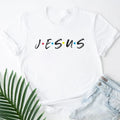 2026 Jesus Is King Letter Print Women T-shirt Christian Faith Hope Love Harajuku T Shirts Religion O-neck Tops Tees Streetwears