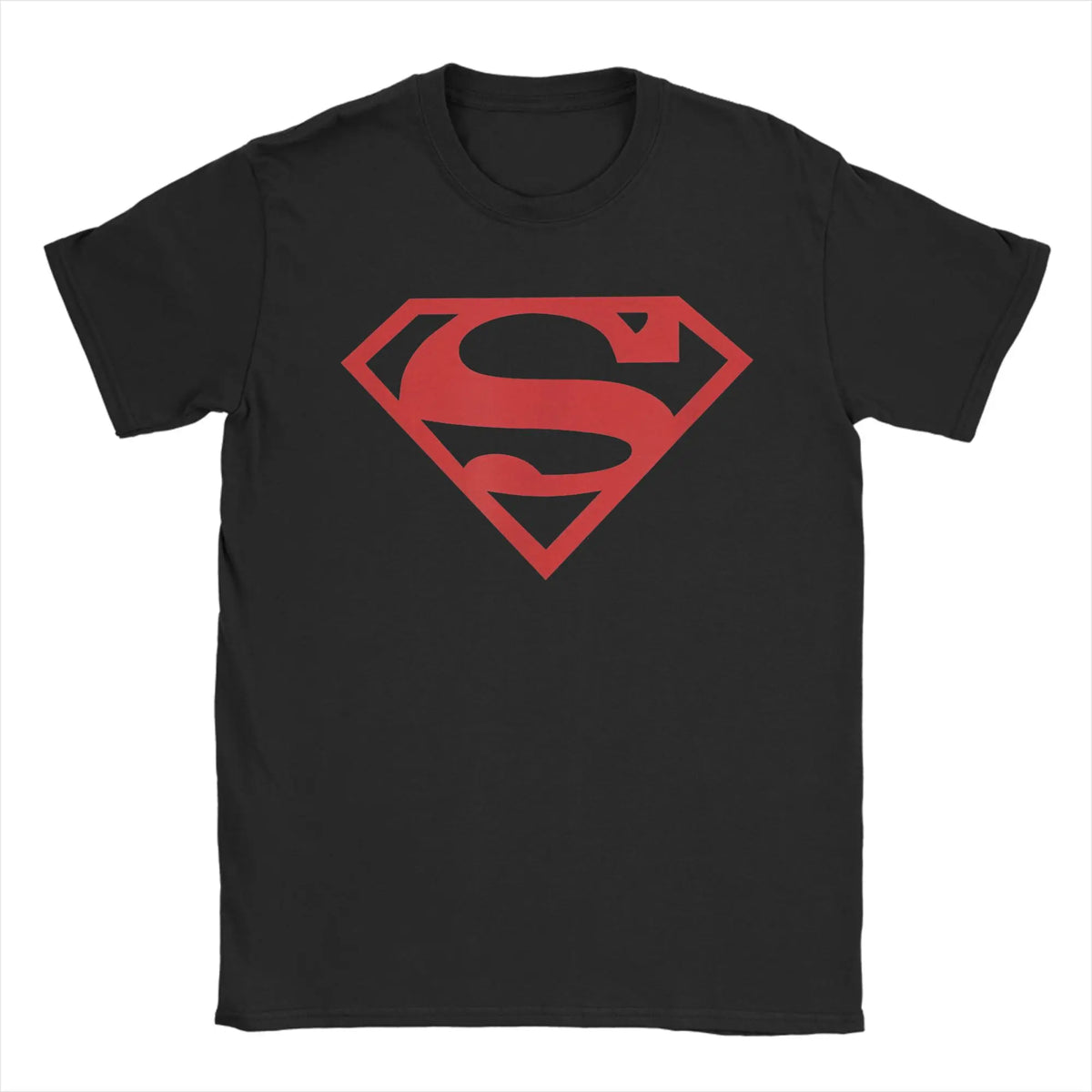 Supermans Superhero T-Shirts for Men Women  Funny 100% Cotton Tee Shirt Crewneck Short Sleeve T Shirts Classic Clothes