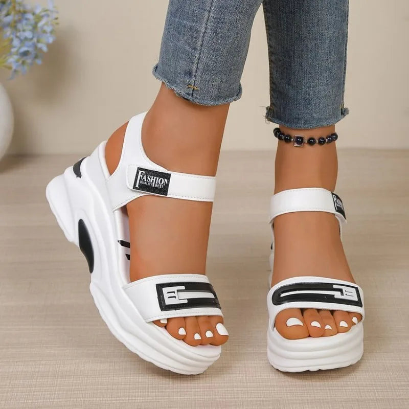 Women Platform Sandals Summer Fashion New Summer Comfortable Shoes for Women Light Casual  Sports Beach Shoes