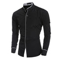 Men's Luxury Casual Formal Shirt Long Sleeve Slim Fit Business Dress Shirts Tops