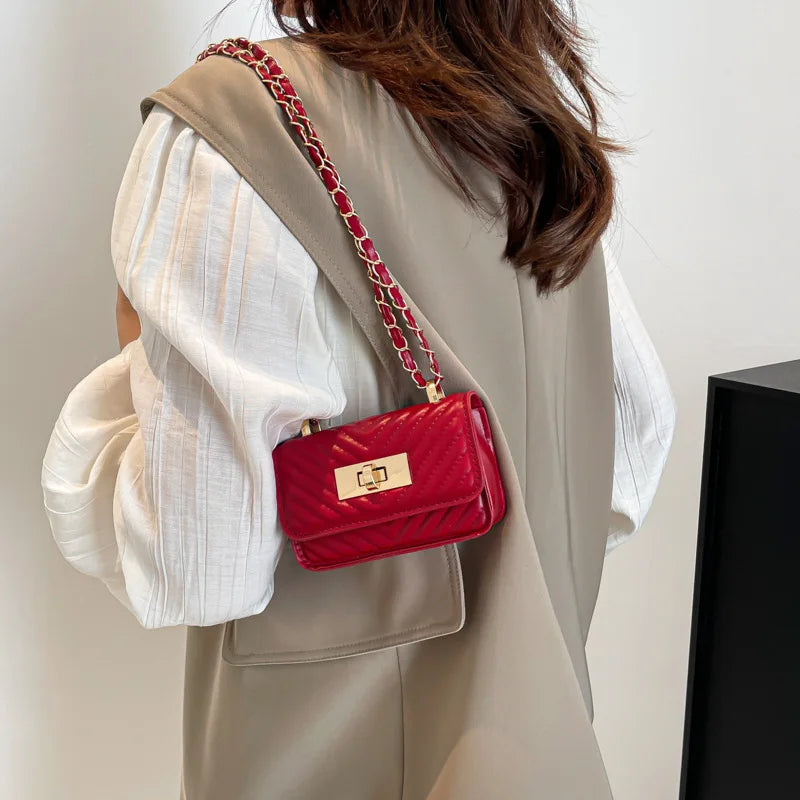 Design Bags for Women, Trendy New Western-style Chain Mini Crossbody Bags, Fashionable Temperament Bags