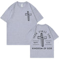 Christian Jesus Bible Verse T-shirts High Quality Fashion Short Sleeve T-shirt Men Women Clothing Casual Loose Cotton T Shirts