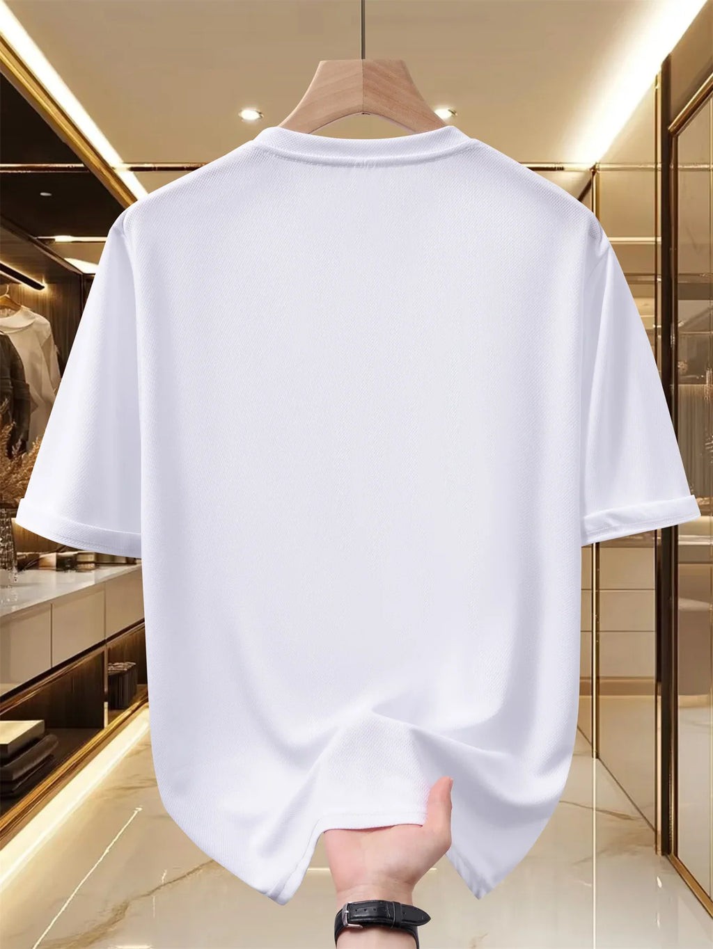 Summer men's and women's sporty casual style T-shirts, cool and breathable T-shirts, large-sized T-shirts for Europe and America
