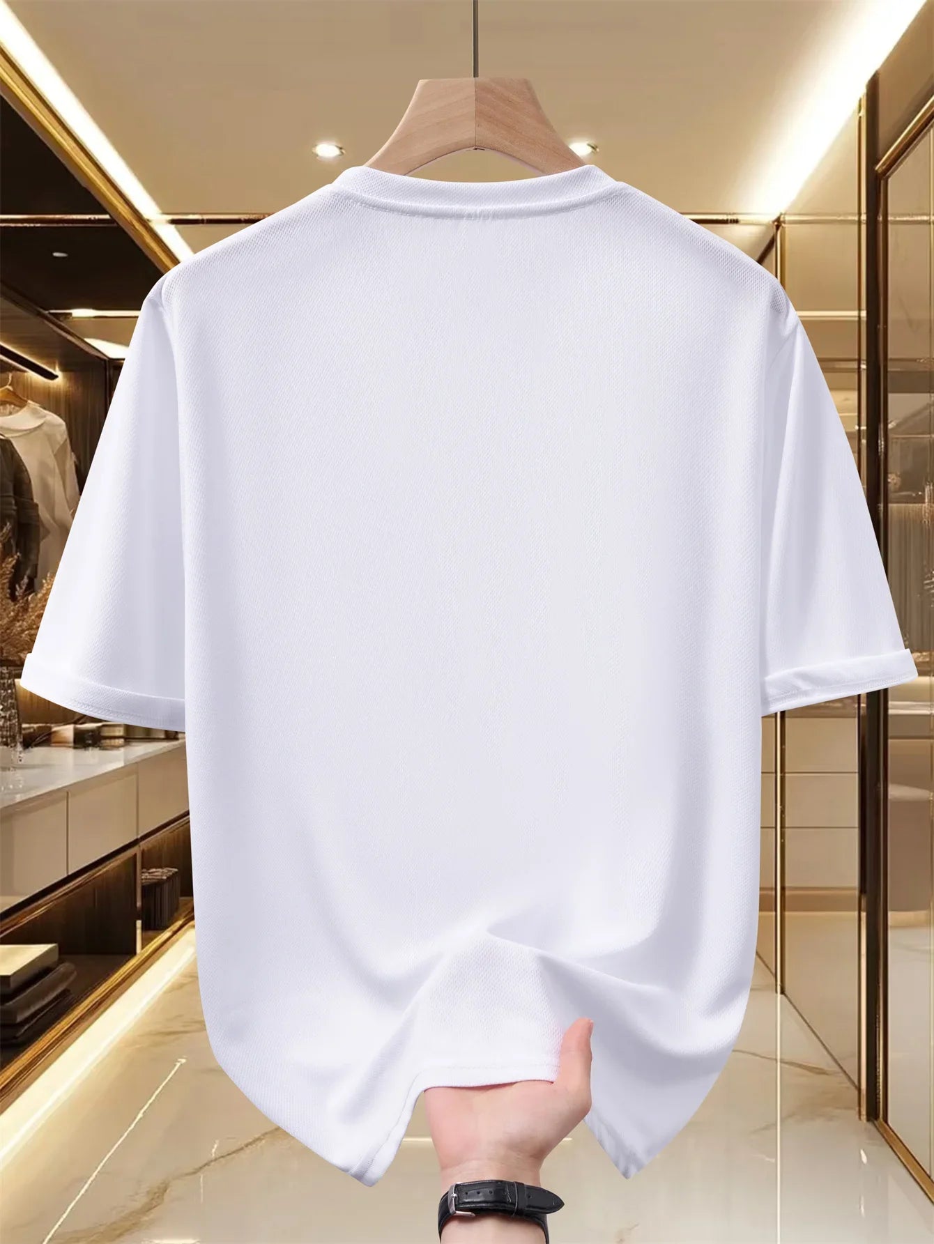 Summer men's and women's sporty casual style T-shirts, cool and breathable T-shirts, large-sized T-shirts for Europe and America