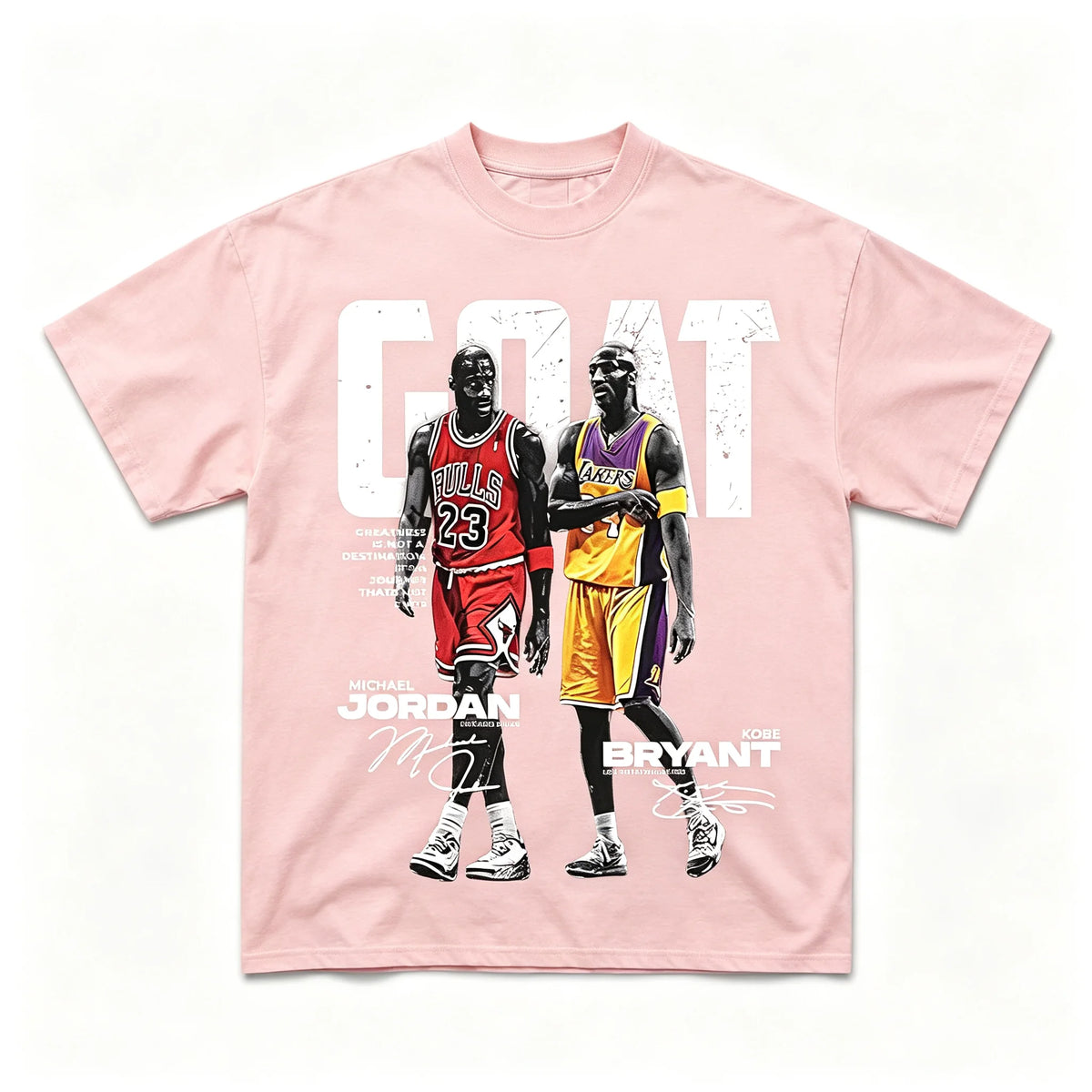 2026 New Parent‑Child Matching Unisex Oversized T‑Shirt Vintage Dual Basketball Legends Portrait Front Print Streetwear Tops