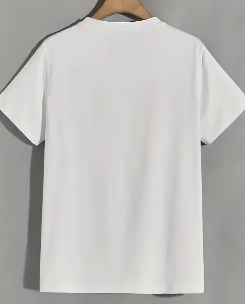 Mens TShirt Comfortable Crew Neck Casual Cotton ShortSleeves Top Menswear Summer Spring Streetwear Trendy Letter Print Tshirt