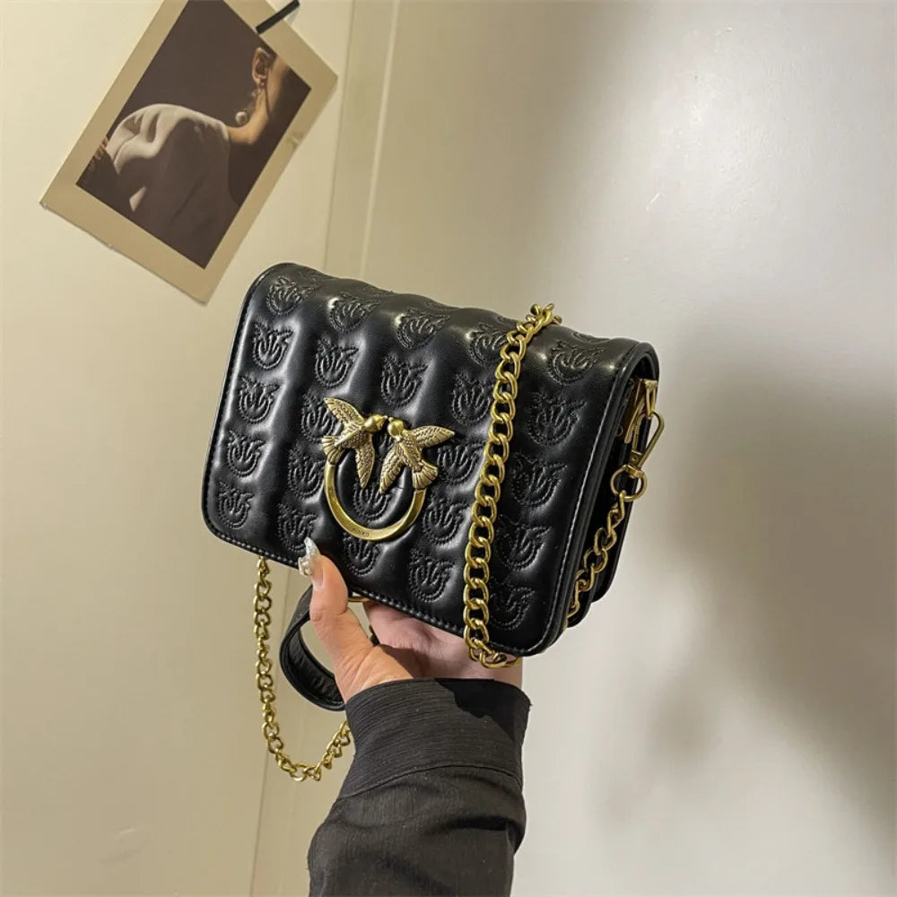 New 2026 Fashion Womens Shoulder Bag Crossbody Purse Minimalist Chain Strap Small Niche Luxury Versatile Tote