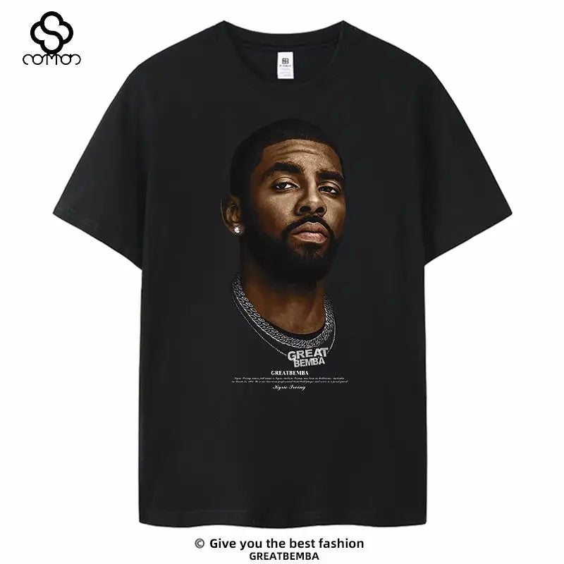 Basketball Star George Irvin Rodman Avatar Short-sleeved Cotton T-shirt American Casual Basketball Sports Plus Size Summer Y2k