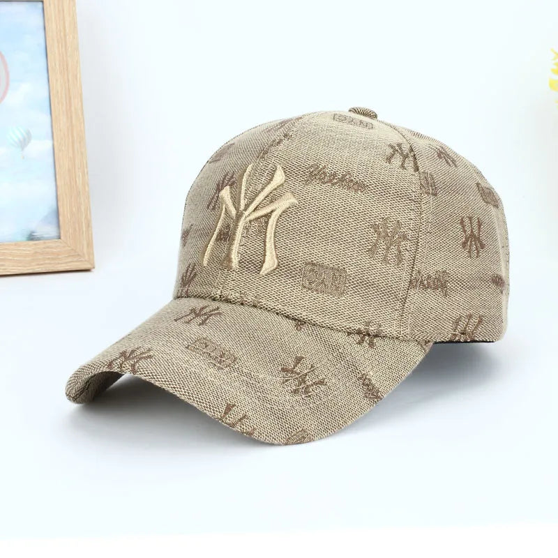 Baseball Cap Snapback Hat Sun Hat Spring Autumn Baseball Cap Sport Cap NY Letter Cap Hip Hop Fitted Cap Hats For Men Women