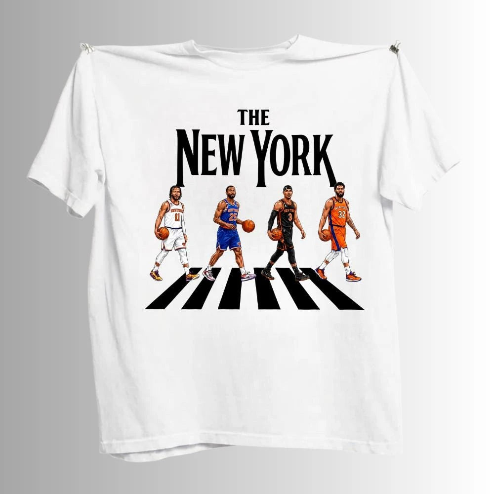 The New York Basketball T-shirt Knicks Fans Gift 2026 Summer Men's Women's Sportswear Casual Loose Cotton Clothing Y2k Style