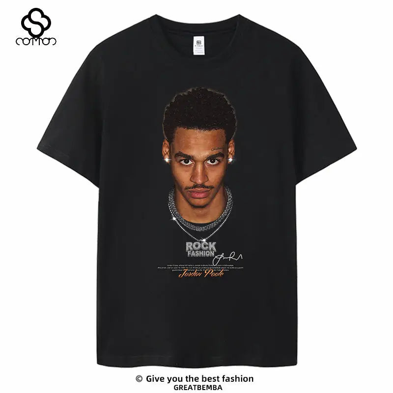Basketball Star George Irvin Rodman Avatar Short-sleeved Cotton T-shirt American Casual Basketball Sports Plus Size Summer Y2k
