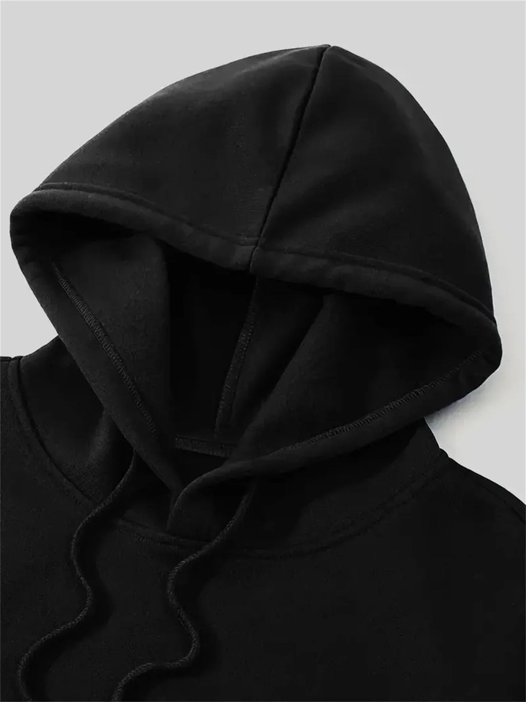 Men's autumn and winter casual fashion loose mvp basketball graphicprint long sleeved hooded sweatshirt warm pullover