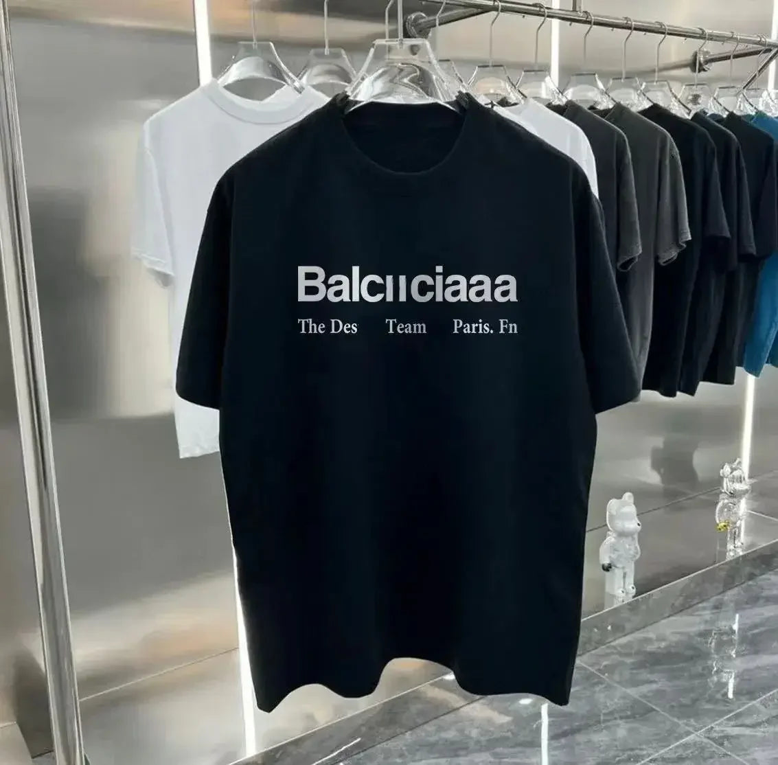 Fashion Designer Casual T-shirt Men's Women's Short Sleeved Letter 3D Printed High-quality 2026Summer Casual Style High-end