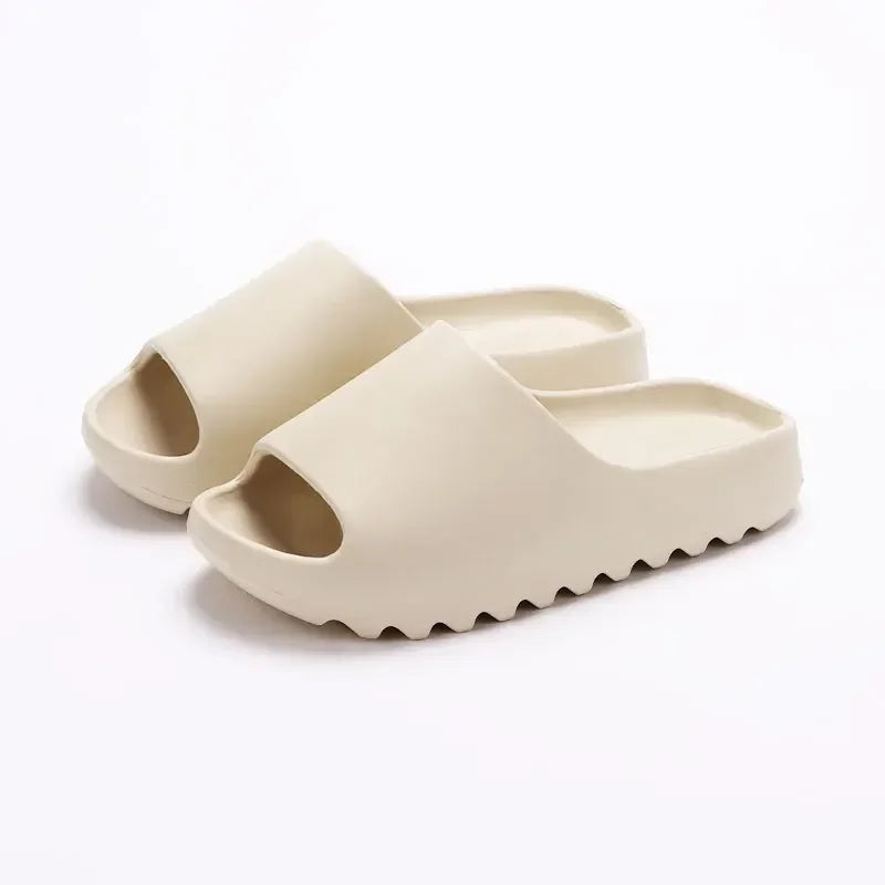 Women's Thick Platform Cloud Slippers Brand Design Soft Sole Outdoor Indoor Slide Woman 2025 Summer Eva Beach Sandals Flip Flops