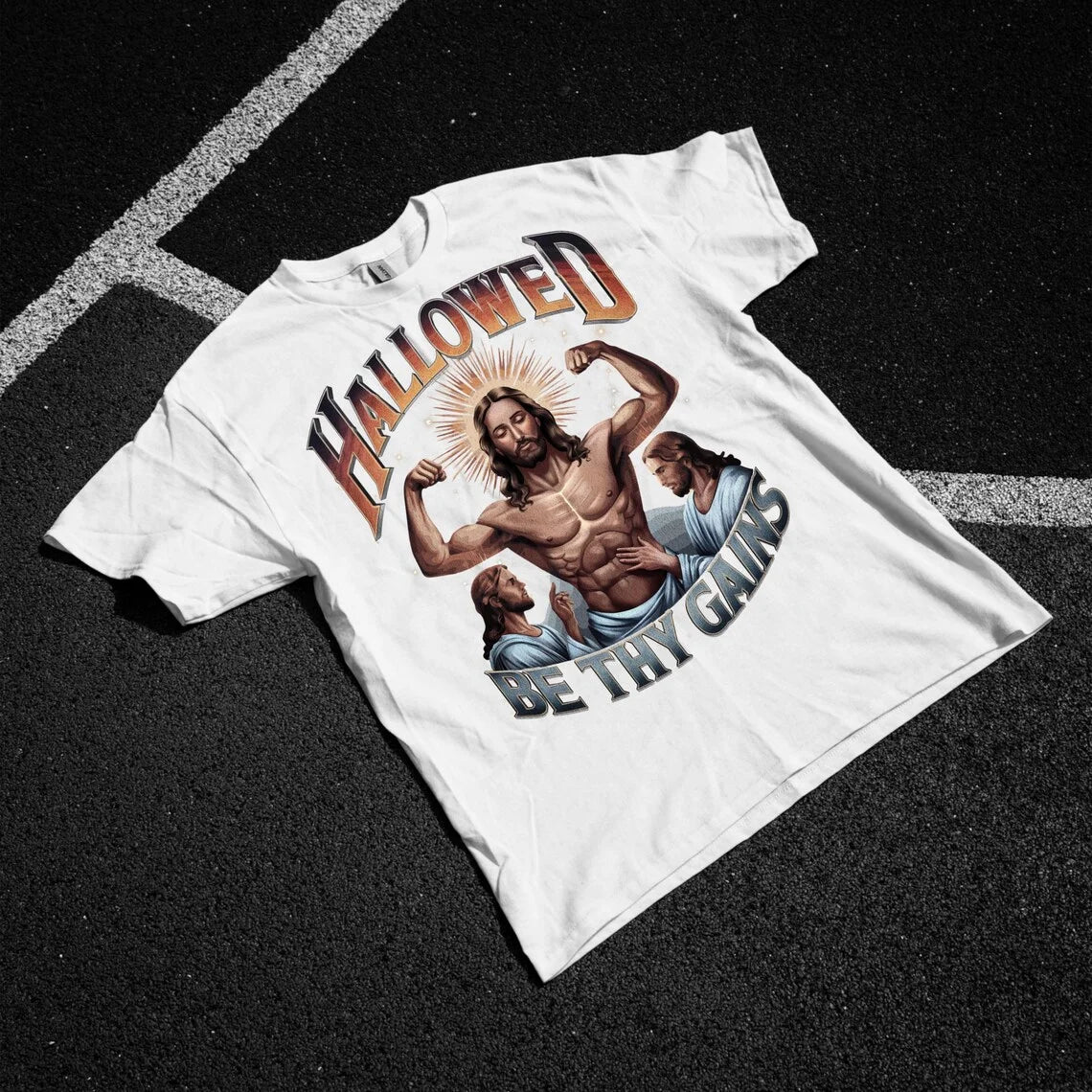 Christian Tshirts Jesus Loves You T-shirt Round Neck Summer Cotton T Shirt Camisetas Men Women Clothing Tee