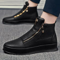High Top Casual Shoes Men Sneakers 2026 Fashion Skateboard Shoes Leopard Platform Shoe Sport Training Shoes Men's Ankle Boots