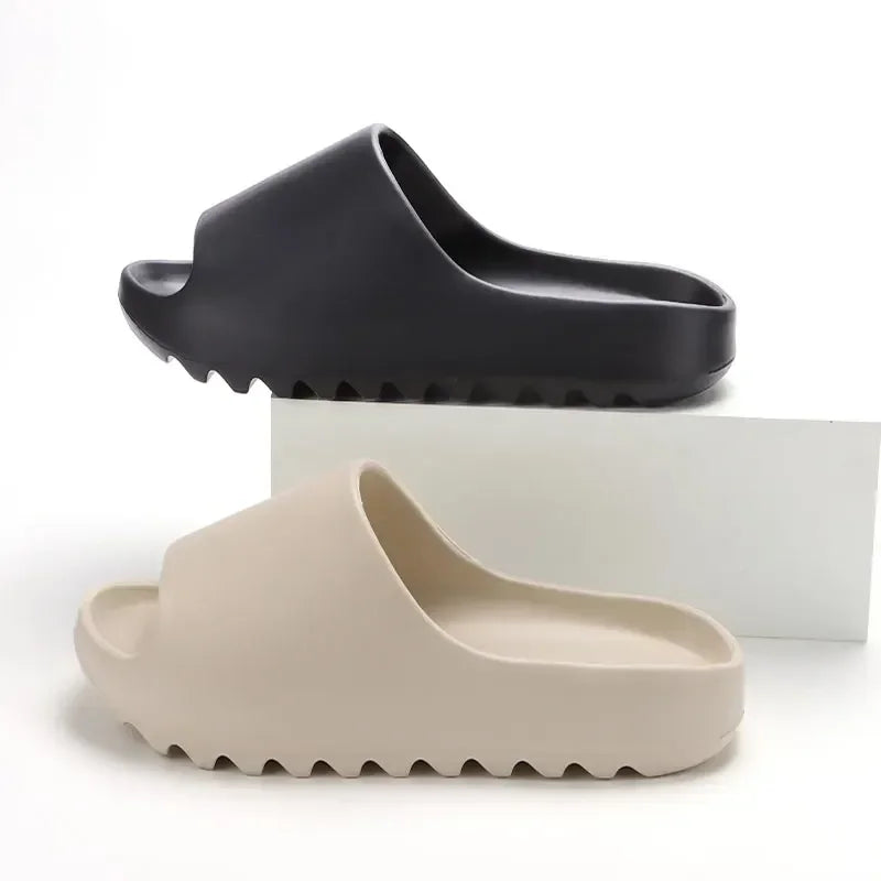 Women's Thick Platform Cloud Slippers Brand Design Soft Sole Outdoor Indoor Slide Woman 2025 Summer Eva Beach Sandals Flip Flops