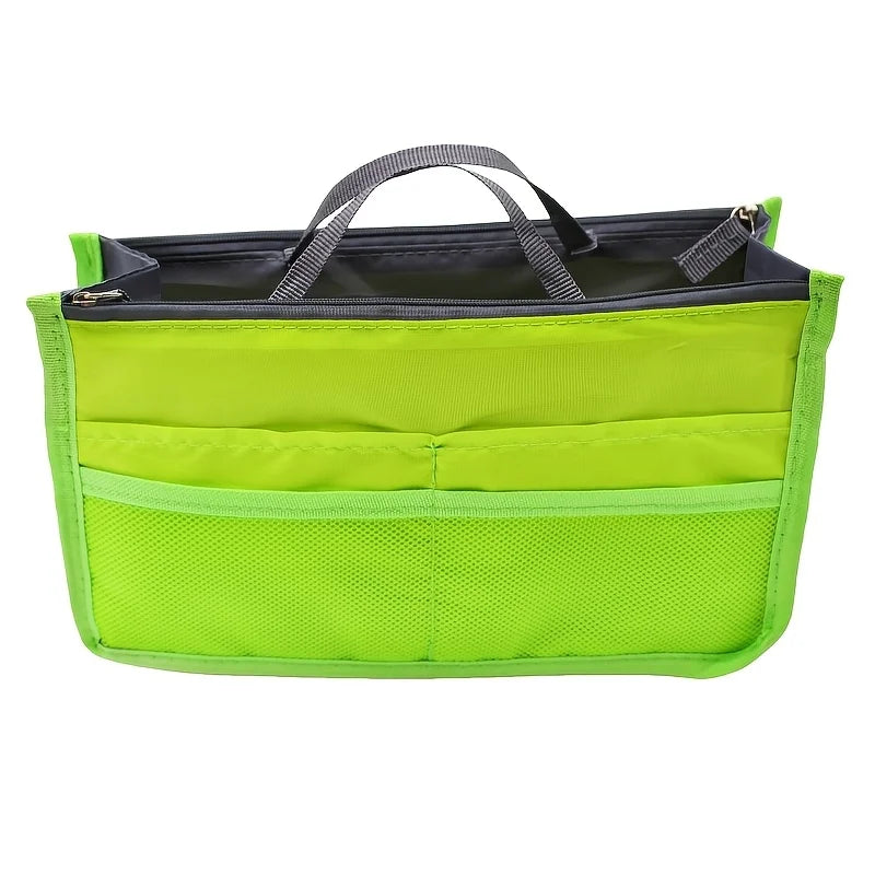 Organizer Insert Bag Women Nylon Travel Insert Organizer Handbag Purse Large Liner Lady Makeup Cosmetic Bag Cheap Female Tote