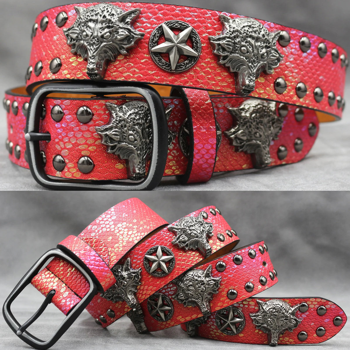 Rivet PU  Leather men's belt Fashion alloy belts Buckle luxury brand jeans belts for men business belt female belt