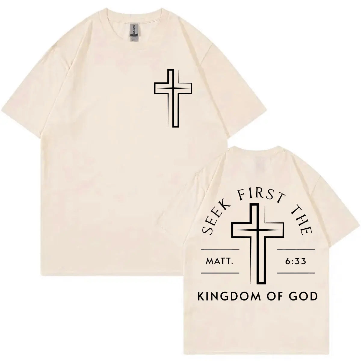 Christian Jesus Bible Verse T-shirts High Quality Fashion Short Sleeve T-shirt Men Women Clothing Casual Loose Cotton T Shirts