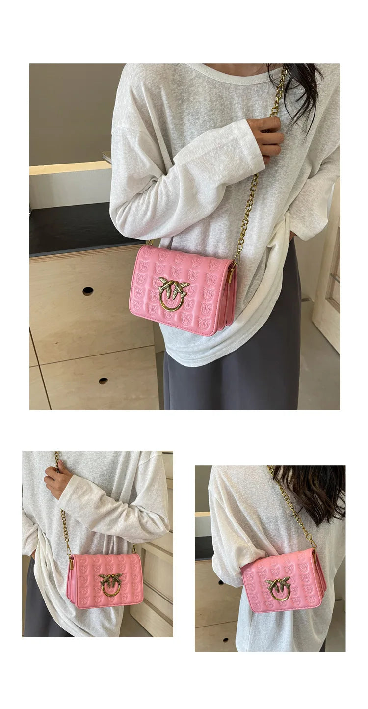 New 2026 Fashion Womens Shoulder Bag Crossbody Purse Minimalist Chain Strap Small Niche Luxury Versatile Tote